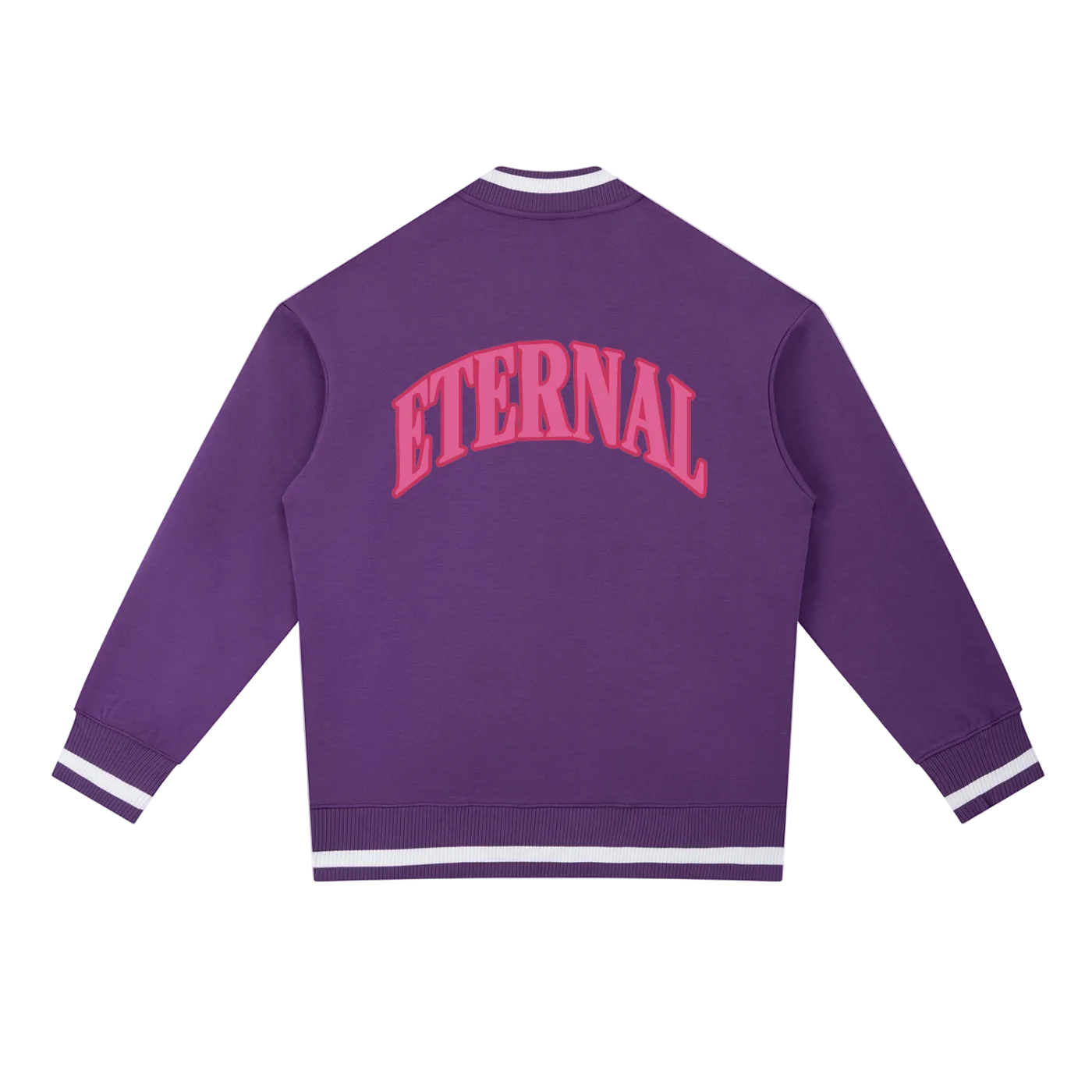ETERNAL Contrast Piping Zip Bomber Jacket