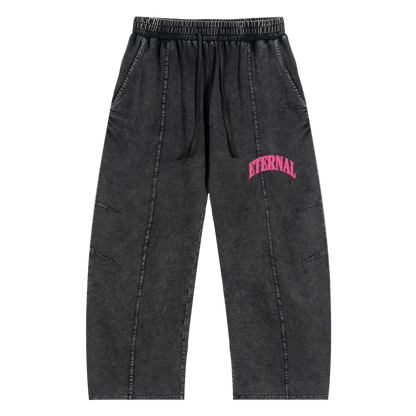 ETERNAL Snow Wash Drawstring Cotton Pants