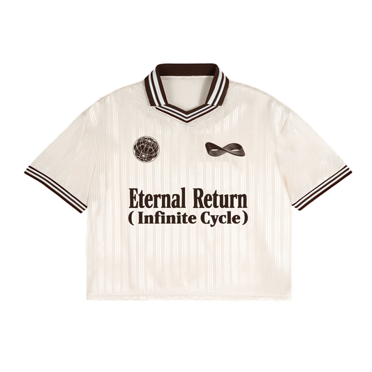 Control Contrast Stripes Polo Collar T-Shirt