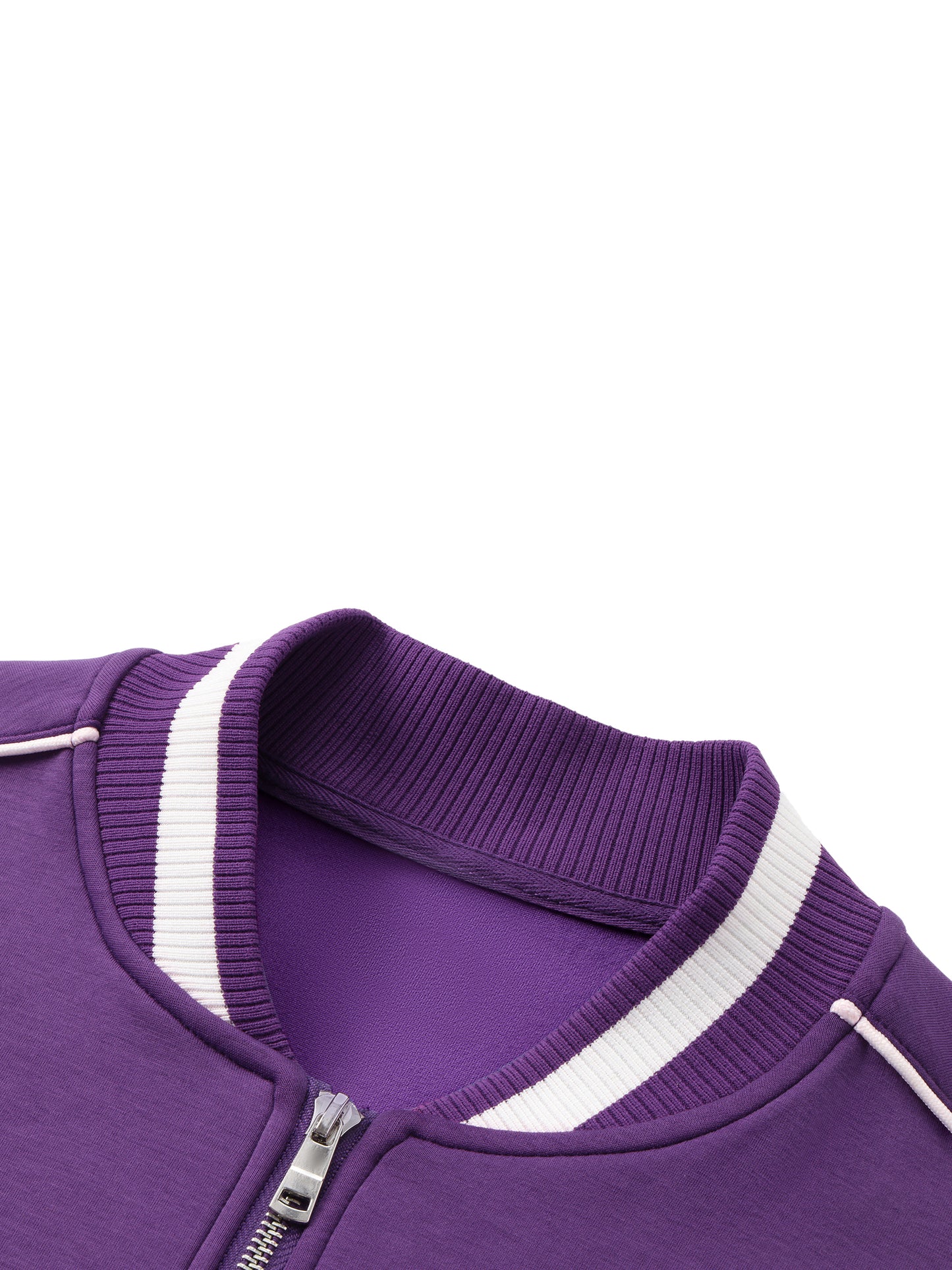 ETERNAL Contrast Piping Zip Bomber Jacket